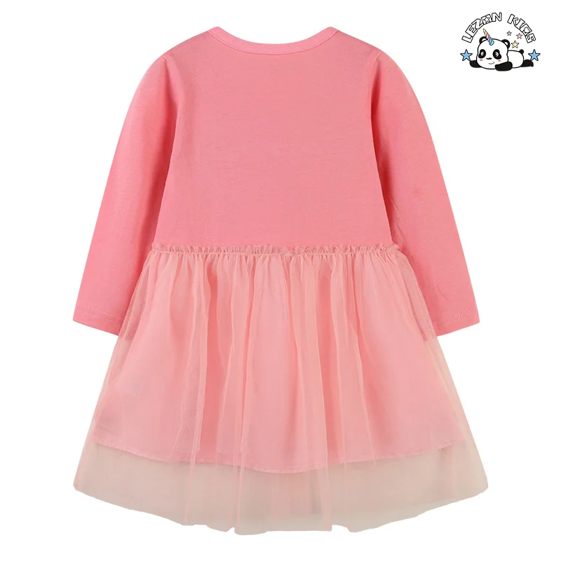 LEZONKIDS - Autumn fashion embroidery long sleeve ballet tutu dresses children girl summer dresses